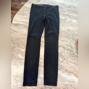Armani Exchange AX Black Skinny Jeans 28R Stretch Slim Fit Denim